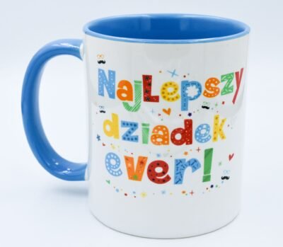 kubek dla dziadka Najlepszy dziadek Ever niebieski