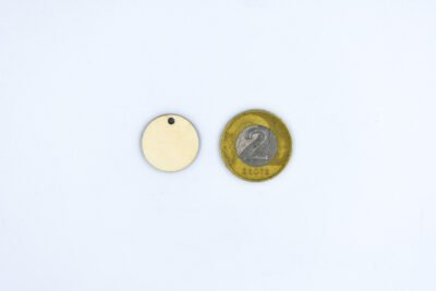 drewniane kółka z dziurką ze sklejki 1,7 cm